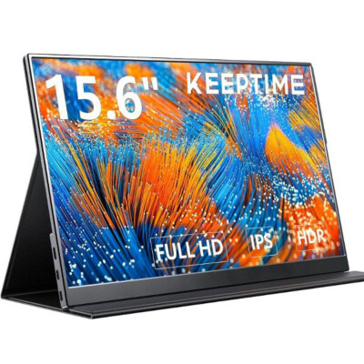 KEEPTIME 15.6インチモバイルモニター 1080P IPS非光沢